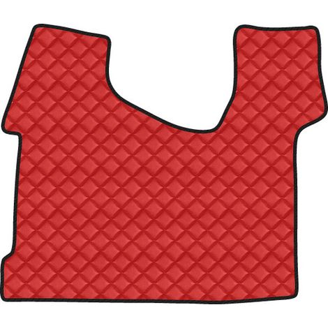 Tappeto centrale in Skeentex - Rosso - compatibile per Mercedes Actros MP4 (09/1109/19) cabina stretta, tunnel - Mercedes Actros MP5 (10/19) cabina stretta, tunnel - Mercedes Actros MP5 L (11/21) cabi