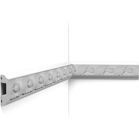 Stuck Wandleiste Orac Decor P1020 LUXXUS Friesleiste Stuckleiste Wand Dekor Profil Zierleiste Wand mit Relief 2 Meter (1/5)