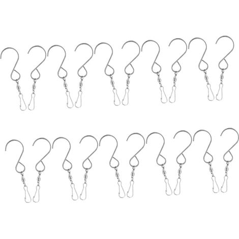 20stücke Drehhaken Aus Edelstahl Drehbare Hakenclips Für