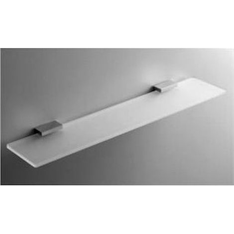 COLOMBO DESIGN Look mensola 60 cm cromato/vetro acidato naturale codice prod: B16160CR-VAN