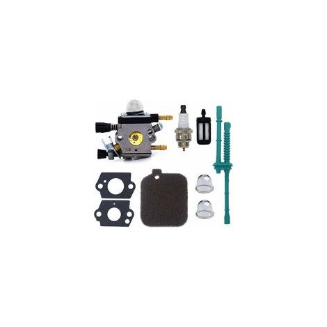 Vergaser C1Q-S68G, kompatibel mit Stihl BG45, BG55, SH55 Laubbläser und Motorsense, inklusive Luftfilter, Dichtungen und Zündkerze 42291200606 (1/4)