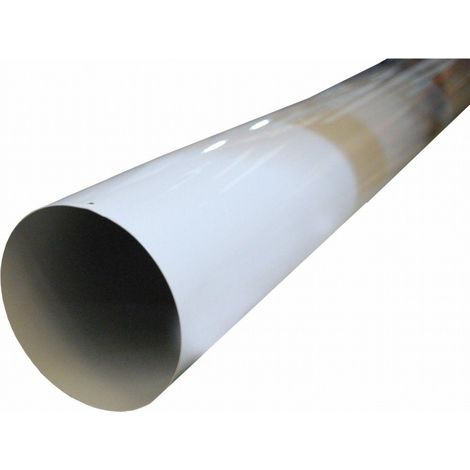 FPLUS tubo red.alum. 110x1 mt. , Tubo liso de aluminio blanco para evacuacion de gases Aplicaciones.
 Evacuación de los gases de calderas y calentadores atmosféricos.  Conducción,