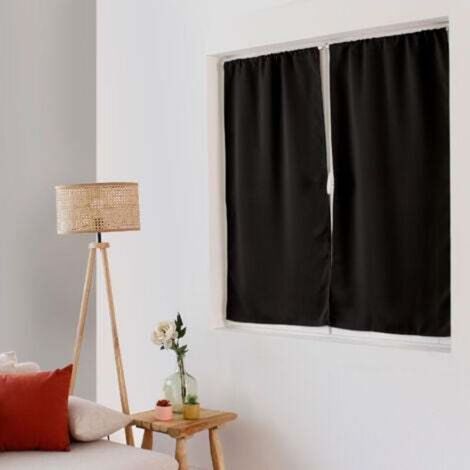 [NEVER USED] Plain black blackout glass - 60x120cm - Black