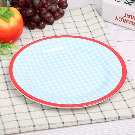 Runder 22-cm-Teller, Speiseteller, Geschirr, Küchenutensil für Zuhause, Restaurant und Hotel (1/4)
