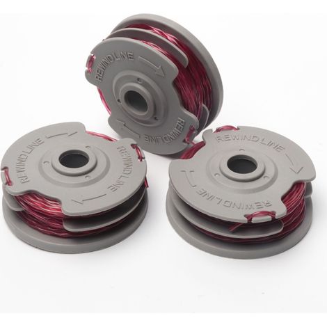 Compatible avec les tondeuses Flymo : bobine FLY021 et 513937190 et capuchon FLY060 — Kit d'accessoires pour tondeuse, D