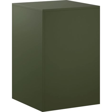 Plant Stand Olive Green 40 x 40 x 60 cm Weathering Steel vidaXL