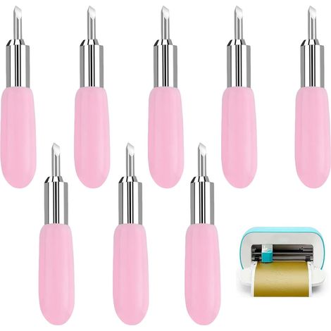Pack de 8 lames de coupe pour Cricut Joy, lames de plotter de coupe avec pointe fine de 30 degrés, lames de remplacement précises, compatibles avec la machine de découpe Cricut Joy, idéales pour le pa (1/5)