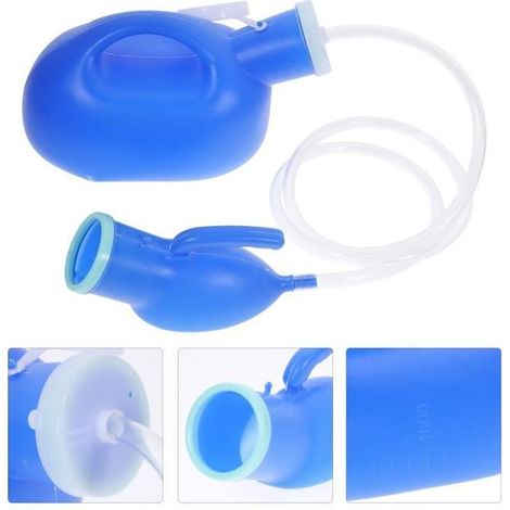color Blue Urinoir de voyage pour homme et femme, bouteille d\'urine, Pot de voyage, urinoir d\'urgence, anti-d (1/4)