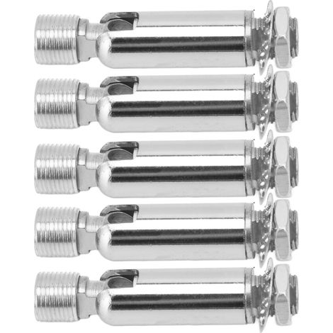 Set mit 5 verstellbaren Steckverbindern für M10-Scheinwerfer, mit M12-Adapter, verchromtes LED-Zubehör (1/5)