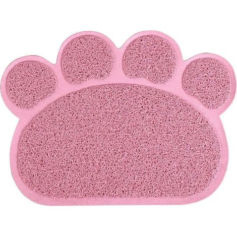 1 Tapis de litière, PVC, antidérapant, 30x40cm, pour chat, salle de bain (1/5)