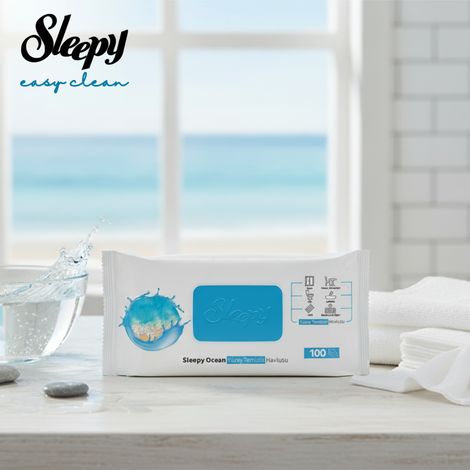 Sleepy Universal Reinigungstücher für Meeresoberflächen, 100 Stück