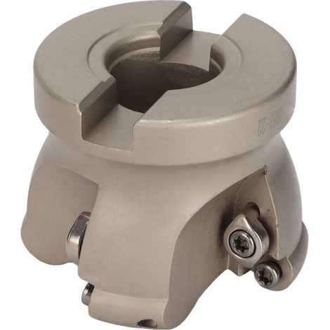 4-schneidiger Planfräser, versetzter Spiralkopf 40Cr, CNC-Fräswerkzeug für RPMT1204-Wendeschneidplatten (1/5)