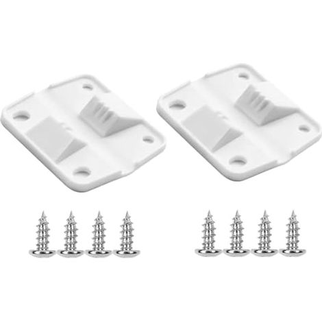 Charnières de rechange pour glacière Coleman - 2 charnières en plastique + 8 vis en acier inoxydable - Compatibles avec les modèles 5226, 5235, 5240, 5255, 6200, 6286 et autres - Kit de charnières à c (1/5)