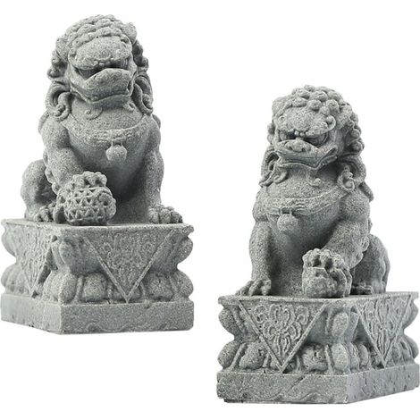de lion décorative pour la maison et le bureau en résine et