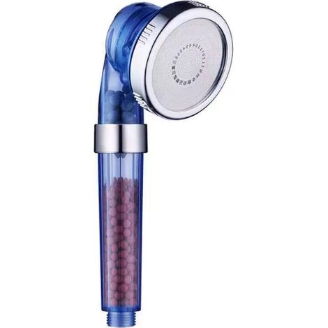 Ahlsen Cabezal de ducha con filtro para baño, cabezal de ducha de iones negativos ajustable de tres niveles (1/4)