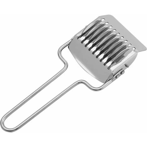 Cortador de fideos manual, rodillo para pasta, máquina para pasta fresca, máquina para hacer fideos de acero inoxidable, cortador de pasta, herramienta para cortar pasta, fideos caseros (1/5)