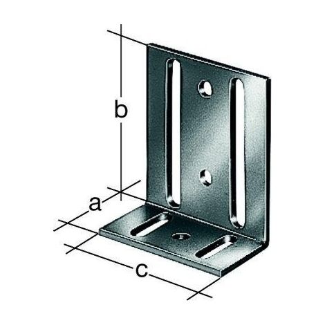 SQUADRETTA REGOLAZIONE 40X77X65 AD ANGOLO ZINCATA (1/2)