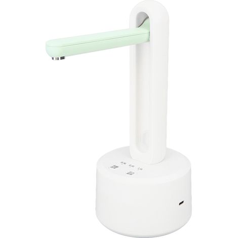 Distributeur de bouteille d'eau de bureau, portable, rechargeable par USB, pompe à eau pliable et automatique pour la maison, le chevet ou le bureau. (1/5)