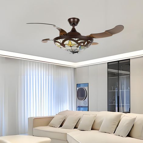 42 Zoll Deckenventilator-Lichtabdeckung, Kronleuchter-Ventilatorlampe, Fandelier-Schirm USA
