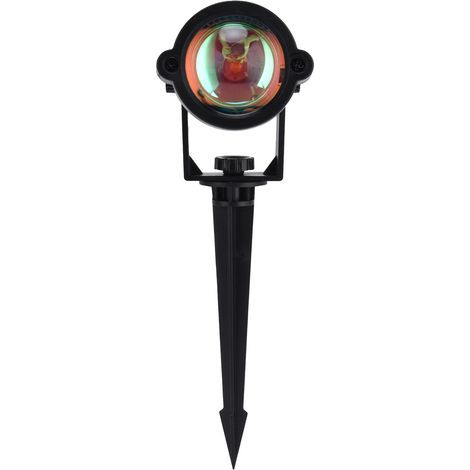 Lampadaire LED USB étanche projecteur coloré pour jardin extérieur, cour, gazon, lumière décorative de sol. (1/5)