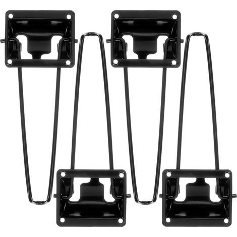 AIDUCHO 4er-Set Klappbeine für kleine Tische, 200 mm Haarnadel-Tischbeine, Klappbare Laptop-Tischbeine, Couchtischbeine, Klappbare Schreibtischbeine (1/5)