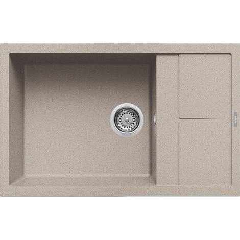 Lavello Elleci Incasso 1 vasca 78x50 Unico 310 Granitek Avena LGU31051