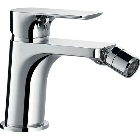 Idrobric Rubinetto Miscelatore Bidet Cloe - Finitura Cromo - Cartuccia Ceramica 35mm - Piletta Metallo 1"1/4 (1/4)