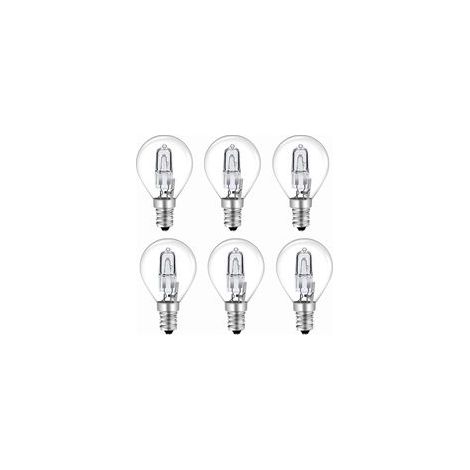 FLITI Lot de 6 Ampoules Halogènes G45 E14 28W Dimmables Blanc Chaud 2700K 360° 370LM (1/5)