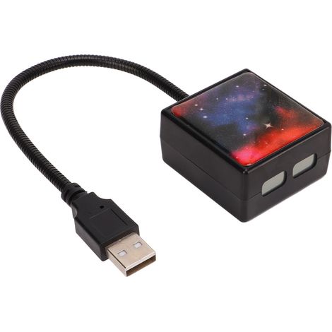 Lampe de projection étoilée USB, veilleuse d'ambiance 3 couleurs, décoration intérieure auto, maison, chambre, fête. (1/5)