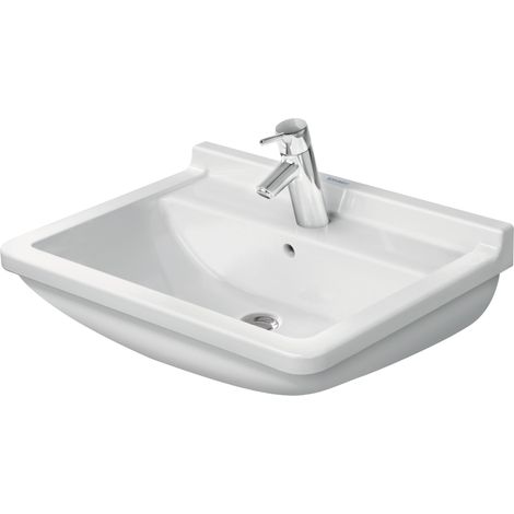Duravit lavabo Starck 3 55cm, 1 trou pour robinet, 0300550000, (1/5)