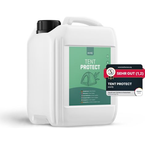 eco:fy Zelt Imprägnierung & Nahtdichter – Wasserdichtes Imprägnierspray für Zelte, Pavillons & Outdoor Zubehör Regenschutz (2,5l) - 2.5 l (1/5)