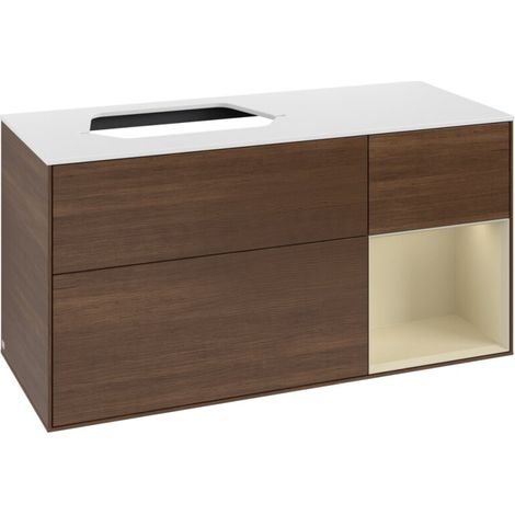 Villeroy & Boch F401HJGN Meuble sous-lavabo Finion F40