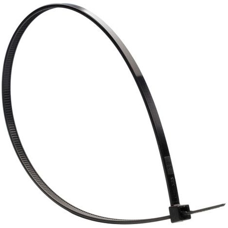 Halskette 180x4,8mm Schwarz 100 Stück - Profil