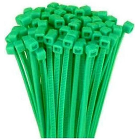 FASCETTE NYLON VERDI IN CONFEZIONE  - mm.3,5x140 - FER 252874 - PEZZI 100 (1/2)