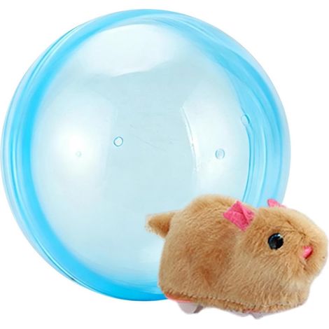 Balle interactive électrique pour chien avec détecteur de mouvement Jouet roulant pour chat stimulant mentalement, griffoir, jouet de sol, intérieur et extérieur, maison, salon (1/5)