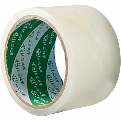 Ruban adhésif de réparation compatible avec les bâches de serre, ruban de réparation durable, patch plastique adapté à une utilisation extérieure, ruban transparent, blanc, 6 x 100 cm (1/5)