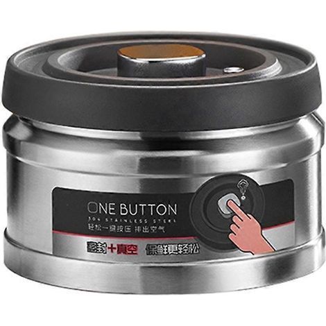 Réservoir de stockage de céréales, boîte de rangement en acier inoxydable étanche à l'humidité, 750 ml (1/5)