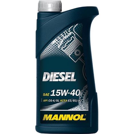 Mannol Diesel 15W 40 Huile Moteur Clair 1 Litre (1/3)