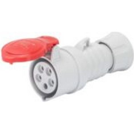 Presa Mobile Diritta IP44/54 3P+N+T 16A 380-415V, Rosso, 6H