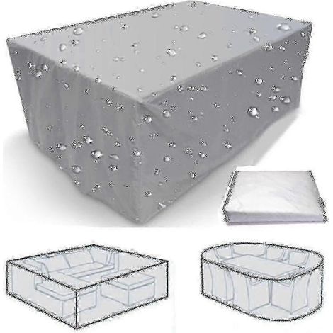 Housses imperméables pour mobilier de jardin et chaises de terrasse, 75 tailles disponibles (200 x 200 x 80 cm). (1/4)