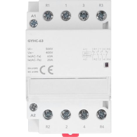 Contacteur modulaire GYHC-63 2NO 2NC (1/5)