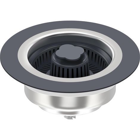 Verbessertes 3-in-1 Spülbeckenstöpsel- und Siebset aus Edelstahl 304 mit integriertem Abtropfkorb. (1/5)