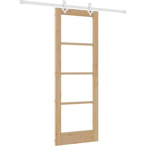 Maison Exclusive - Schiebetür Natur 73,5 x 198,5 cm Massivholz Ki