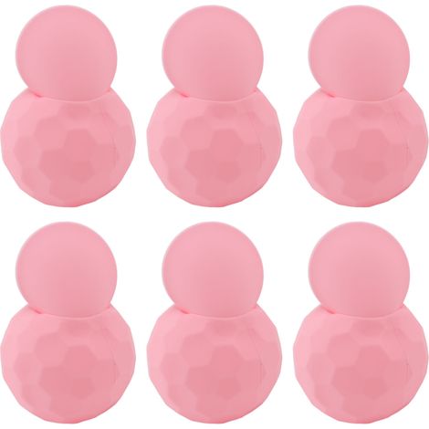 Lot de 10 balles à eau en silicone réutilisables pour enfants, jeux d'éclaboussures multijoueurs, balles de combat aquatique rechargeables, rose (1/5)