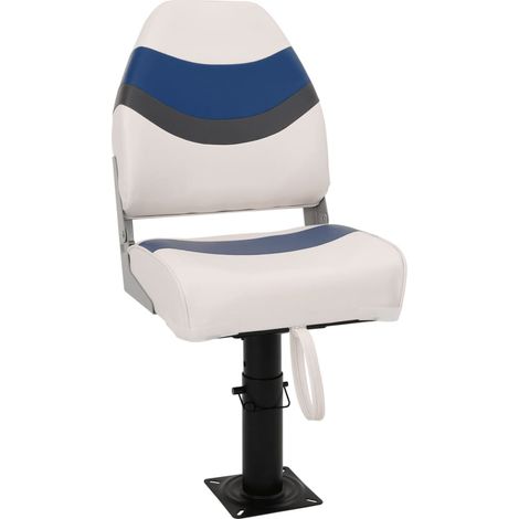 Maison Exclusive - Set Sedile da Barca Pieghevole 2pz con Schienale Alto