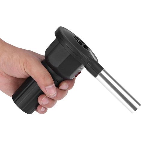 SJLERST Ventilateur lectrique portable portable piles pour barbecue, barbecue charbon de bois (1/5)