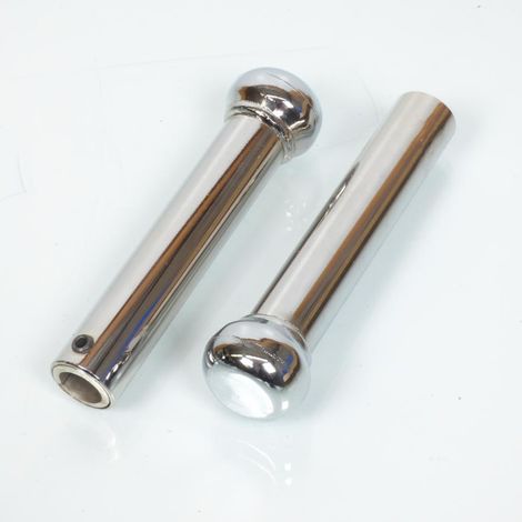 Paar Klötze für Moped 103 148mm Ø16mm, rund, glatt verchromt
