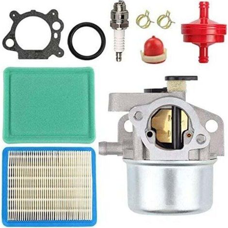 Carburatore 799871 799866 per motori Briggs & Stratton 790845, 796707, 794304, compatibile con le serie di motori 675, 675ex, 725ex, inclusi filtro dell'aria, guarnizione e candela in alluminio (1/4)