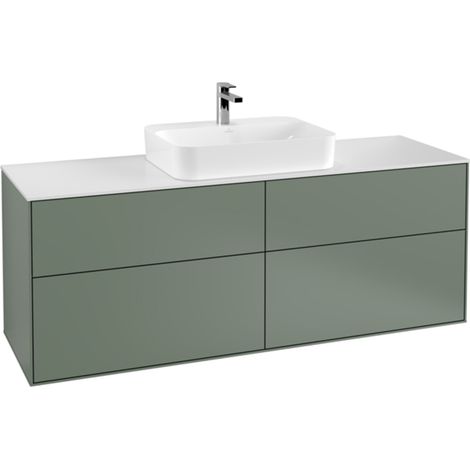 Villeroy & Boch Finion meuble sous lavabo, 4 tiroirs, lavabo (1/5)