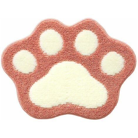 Forme de pied maison salle de bain absorbant l'eau tapis anti-dérapant maison porte chambre tapis de pied (1/5)